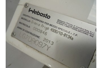 Conjunto de compresor del sistema de refrigeración Diavia Frigo 4000