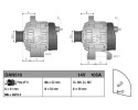Alternator for OPEL ASTRA H ASTRA H Van Combi ASTRA H GTC ASTRA H Catalog number of the part VIC 243190