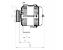 Alternator for VOLVO B10 B12 F10 F12 F16 F6 F7 FL FL10 FL4 FL6 Car type passenger cars