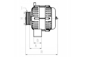 Alternator for VOLVO B10 B12 F10 F12 F16 F6 F7 FL FL10 FL4 FL6 Car type passenger cars