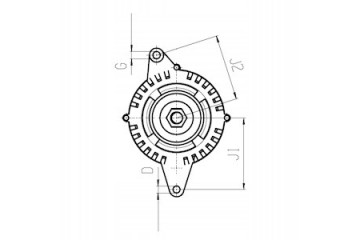 Alternator for VOLVO B10 B12 F10 F12 F16 F6 F7 FL FL10 FL4 FL6 Catalog number of the original 1089861 1516583R 5003349 5003448 6