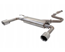 Exhaust cat back 3 inch with Varex silencer stainless steel 304 Hyundai i30