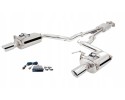 Exhaust cat back 2 5 inch with oval silencers Varex Ford