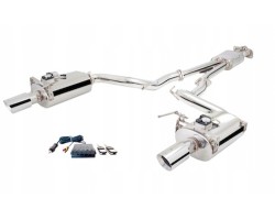 Exhaust cat back 2 5 inch with oval silencers Varex Ford