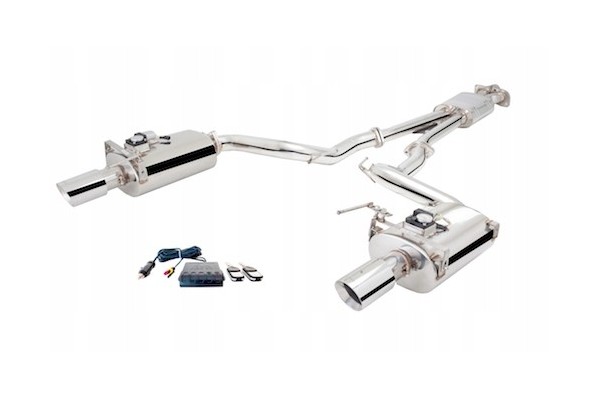 Exhaust cat back 2 5 inch with oval silencers Varex Ford