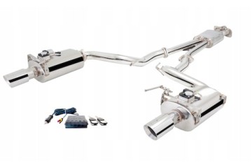 Exhaust cat back 2 5 inch with oval silencers Varex Ford