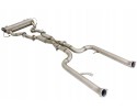 Exhaust cat back 3 inch with double silencer Varex BMW M3 M4 Installation side rear