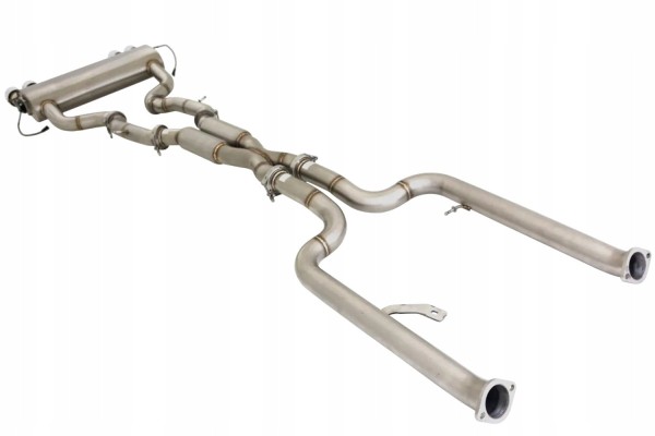Exhaust cat back 3 inch with double silencer Varex BMW M3 M4 Installation side rear