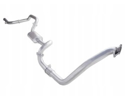 Exhaust turbo back 3 stainless steel 409 Toyota Landcruiser