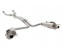Cat back exhaust 2 5 inch with Varex silencers stainless steel Lexus IS 07