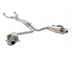 Cat back exhaust 2 5 inch with Varex silencers stainless steel Lexus IS 07