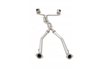 Cat back exhaust 2 5 inch with Varex silencers stainless steel Lexus IS 07 Part manufacturer Xforce