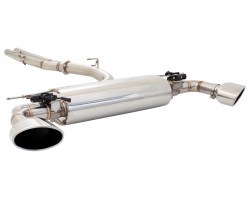 Dual cat back exhaust from 2 5 to 3 with Varex silencer Audi