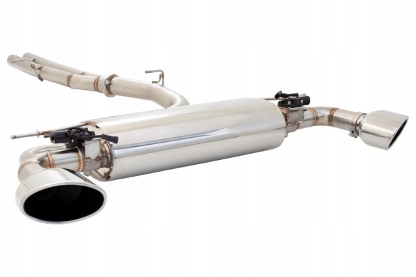 Dual cat back exhaust from 2 5 to 3 with Varex silencer Audi