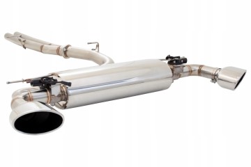 Dual cat back exhaust from 2 5 to 3 with Varex silencer Audi
