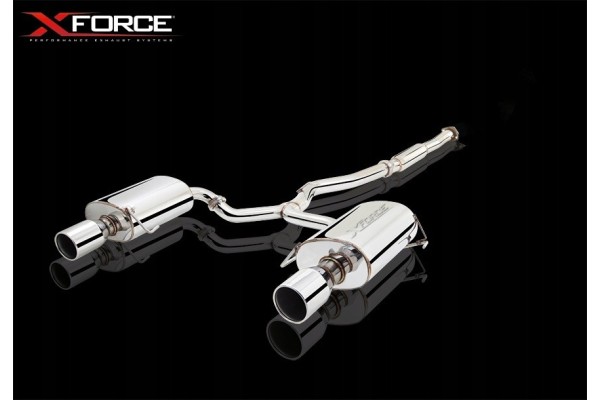Exhaust system XForce E4 SL07 CBS Cat Back Lexus IS250 IS350 Catalog number of the part E4 SL07 CBS