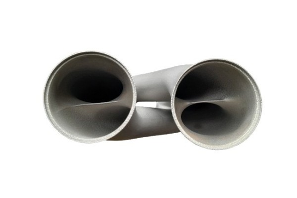 3D Print Z Pipe 2 5 inch 63 5mm AISI 304 Part manufacturer Mustela Motorsport