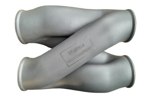 Z Pipe 3D printing 2 75 inch 69 2mm stainless steel AISI 304 Part manufacturer Mustela Motorsport