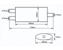 Center Silencer 76mm SLIDE 304SS 550mm Part manufacturer Slide