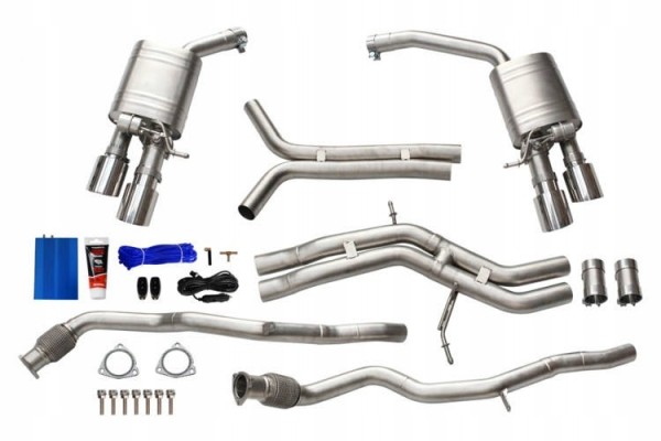 CatBack Active Exhaust System Audi B8 S4 S5 3 0T Catalog number of the part MG CB 091