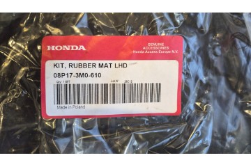 RUBBER RUGS FRONT REAR SET HONDA HR V 2021 08P173M0610 ORIGINAL Part manufacturer Honda OE