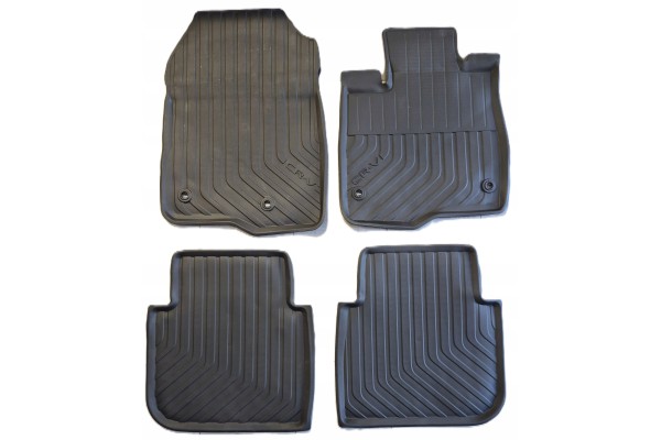 RUBBER RUGS FRONT REAR SET HONDA CR V VI 2023 08P173A0610 ORIGINAL