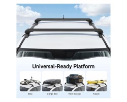Roof racks 2 pieces for boxes and bicycle transport