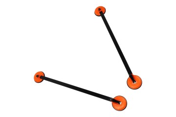Barras de Techo Universales 2 Piezas 92 cm