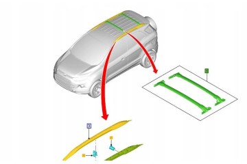 Beams roof rack ecosport 2013 2023 FORD