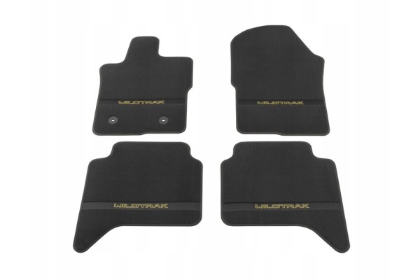 Floor mats standard front and rear black 2022