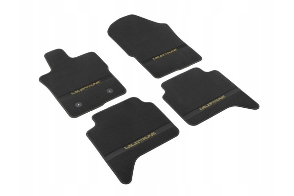 Floor mats standard front and rear black 2022 Catalog number of the part 2601664