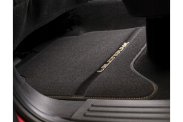 Alfombrillas de Suelo, Estándar Delanteras y Traseras, Negras F