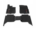 Floor mats rubber front and rear black 2022