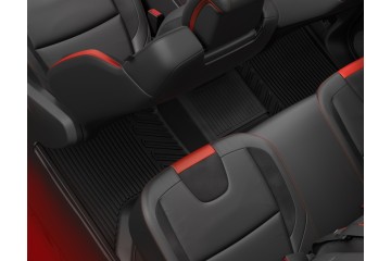 Floor mats rubber front and rear black 2022 Part manufacturer Ford OE