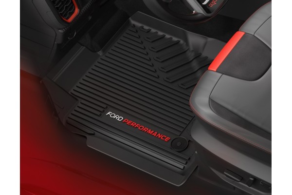 Floor mats rubber front and rear black 2022 Catalog number of the part 2587151