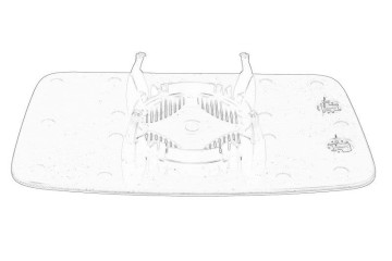 OE exterior mirror glass VW 7J0857521G Part manufacturer Volkswagen OE