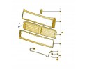 VOLKSWAGEN OE Superb Radiator Shutter with Guide Original 3V0122321E Catalog number of the part 3V0122321E
