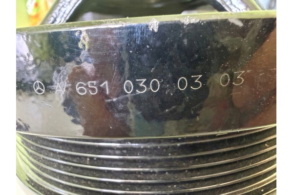 Crankshaft pulley with vibration damper MERCEDES BENZ A6510300703 Catalog number of the part 651 030 07 03