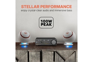 PEBBLE NOVA WHITE BOARD SPEAKER RGB POWERFUL SOUND CONNECTIVITY Catalog number of the part MF1720