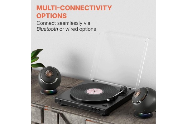 PEBBLE NOVA WHITE BOARD SPEAKER RGB POWERFUL SOUND CONNECTIVITY Car type undefined