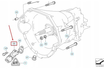 Sensor de Posición del Cigüeñal BMW 5 E39 13627839138