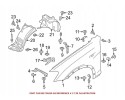 Right Side Light Panel Holder BMW X3 X4 Original 41357267328 Catalog number of the part 41357267328
