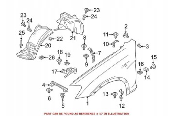 Right Side Light Panel Holder BMW X3 X4 Original 41357267328 Catalog number of the part 41357267328
