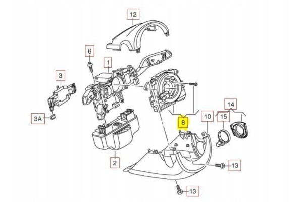 Steering Module Original 5K0953569AL Car type passenger cars