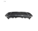 Black front bumper guard for Ford Ranger T8 2019 2023 Catalog number of the part FD19 002