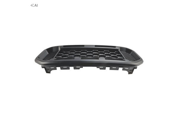Black front bumper guard for Ford Ranger T8 2019 2023 Catalog number of the part FD19 002