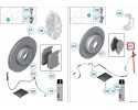 BMW M2 M3 M4 M5 Rear Brake Pad Repair Kit 34212284466