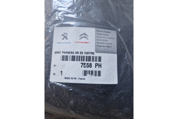 TRUNK LID COVER UPHOLSTERY CITROEN C5 II LIFT 9650014277 7568PH Catalog number of the part PSA OE 7568PH