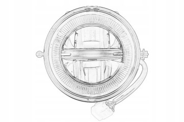 Fog lamp 63 12 2 348 832 Part manufacturer BMW OE