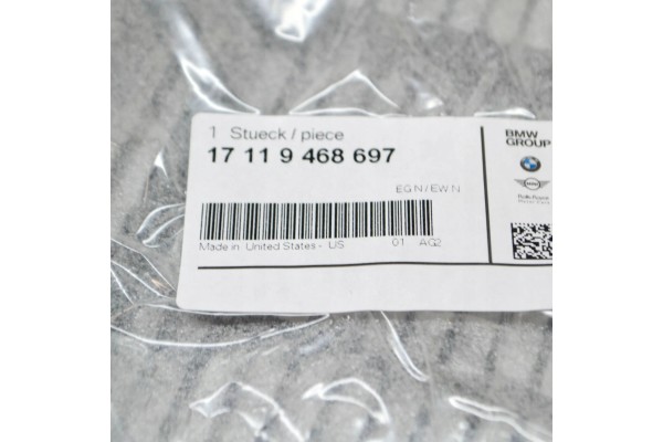 Rejilla inferior del radiador BMW X3 G01 F97 17119468697 ORIGINAL